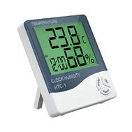 Thermo-hygromètre d'intérieur à affichage LCD numérique de jardin